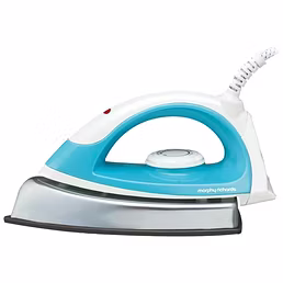 Morphy Richards Inspira 1000W Dry Iron – Non-Stick Soleplate & Thermostat Control (Aqua, Model 500076)