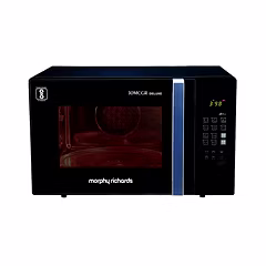 Morphy Richards 30MCGR Deluxe 30L Convection Microwave Oven – Motorised Rotisserie, 200 Auto Cook Menus