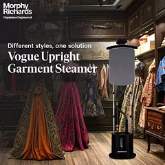 Morphy Richards Vogue Professional Upright GS 500022 – 2000W Garment Steamer with Adjustable Ironing Board