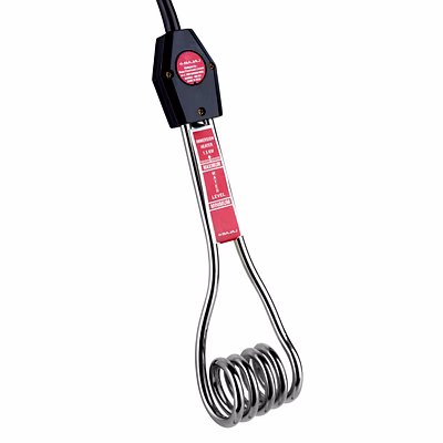 bajaj 1.5kw immersion water heater rod (model: 150650) – copper element, shock proof, energy efficient
