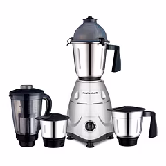 Morphy Richards Icon Superb 750W Mixer Grinder | 4 Stainless Steel Jars with Juicer | 3-Speed Control & Pulse | 1-Year Warranty | Silver & Black
