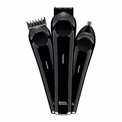 Morphy Richards Kingsman Elite 3-in-1 Multipurpose Trimmer for Men – Grooming Kit with Shaver, Nose & Ear Trimmer, USB Rechargeable, Stainless Steel Blades, Quick Charge, 2-Year Warranty