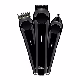 Morphy Richards Kingsman Elite 3-in-1 Multipurpose Trimmer for Men – Grooming Kit with Shaver, Nose & Ear Trimmer, USB Rechargeable, Stainless Steel Blades, Quick Charge, 2-Year Warranty