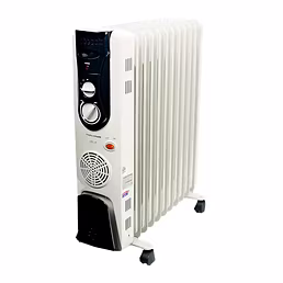 Morphy Richards 2900W Oil-Filled Radiator Room Heater | 11 Fins, Adjustable Thermostat, Overheat Protection, Silent Operation, Portable Design