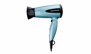 Morphy Richards Idazzle HD121DC 1200W Hair Dryer | 2-Speed & 2-Heat Settings | Foldable Handle | Detachable Concentrator | Aqua Blue & Black | Ideal Gift for Him & Her | 2-Year Warranty