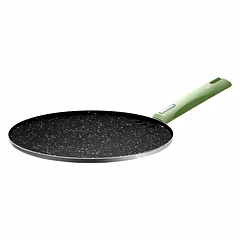 Nirlep NutriHealth Dosa Tawa 30 cm | Patented Silver Ion Coating | Metal Spoon Friendly | Soft Touch Handle | Non-Stick Tawa for Dosa, Uttapam, Pancake | 18-Month Guarantee