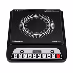 Bajaj 140TS 1400W Induction Cooktop with 7 Preset Menus, Insect Protection & 1 Year Warranty (Black)