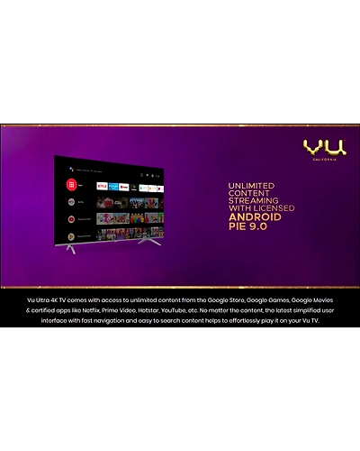 Vu Ultra 4K Android TV 50 Inch with 3 Years Warranty-5