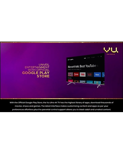 Vu Ultra 4K Android TV 50 Inch with 3 Years Warranty-9