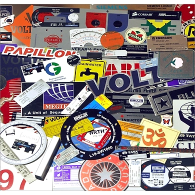 Aluminium Anodised Nameplates-AAN