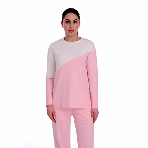 Skotch & Ice Pink Diagonal Color Block Top