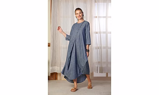 Skotch & Ice Asymmetric Chambray Dress