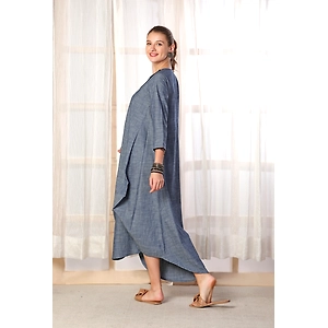 Skotch & Ice Asymmetric Chambray Dress