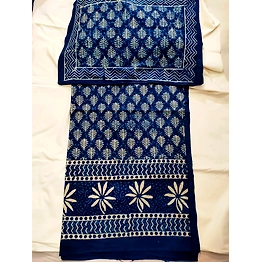 Premium Cotton Bedsheet King Size (93×108 inches) – (Dream Catcher)