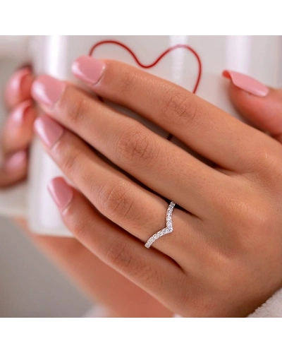 92.5 Sterling silver ring with Cubic Zirconia stone high polish nickel free rhodium plated-3