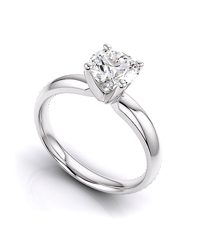 92.5 Sterling silver ring with Cubic Zirconia stone high polish nickel free rhodium plated-8
