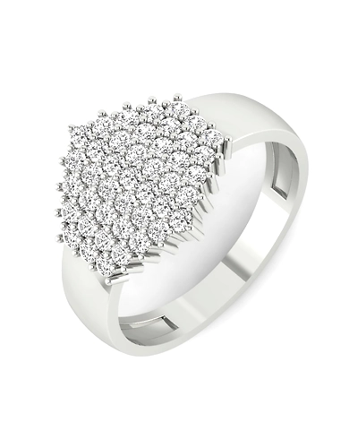 92.5 Sterling silver ring with Cubic Zirconia stone high polish nickel free rhodium plated-10