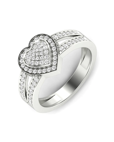 92.5 Sterling silver ring with Cubic Zirconia stone high polish nickel free rhodium plated-13