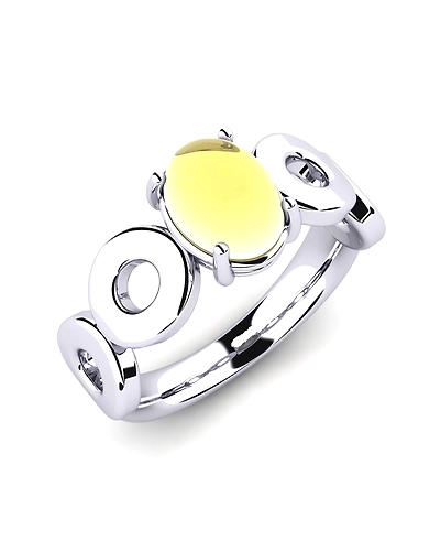 92.5 Sterling silver Ring with Amethyst gemstone high polish nickel free rhodium plated-7