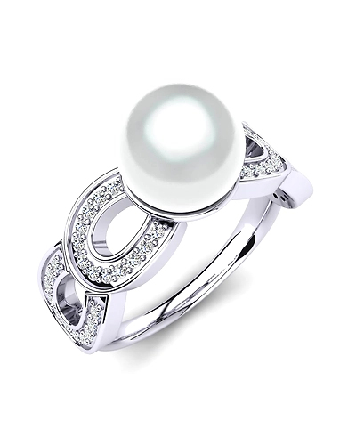 92.5 Sterling silver Ring with Amethyst gemstone high polish nickel free rhodium plated-1
