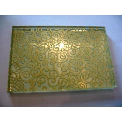 Fabric Printed Laminated Glass-GSC003