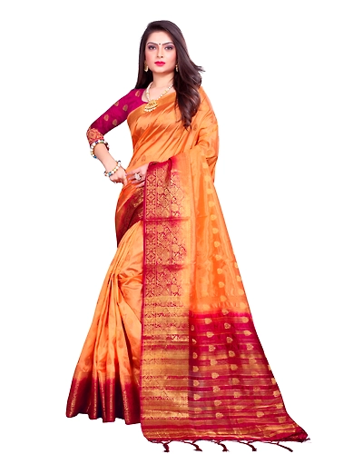 Shree Shakti Banarasi Silk Saree-SSVORG1144