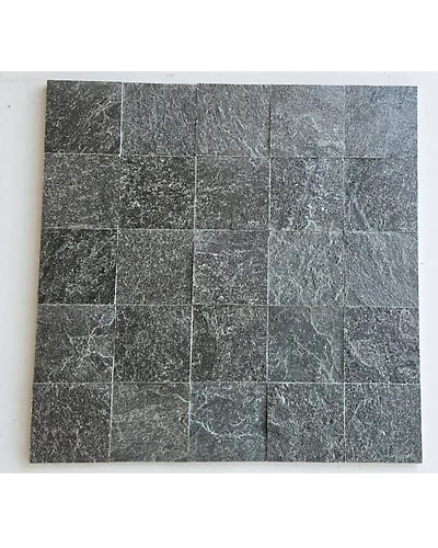 Indian Silver Grey Slate Natural Quartzite Stone Tiles Split Surface Wall Cladding Flooring interior exterior decorative-Natural split surface-3