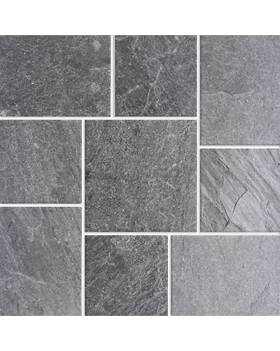 Indian Silver Grey Slate Natural Quartzite Stone Tiles Split Surface Wall Cladding Flooring interior exterior decorative-Natural split surface-1