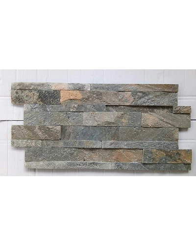 High quality Deoli Green Slate attractive Ledger Panels Wall Cladding Stone Panel Interior Decorations Culture Stone Sale-2