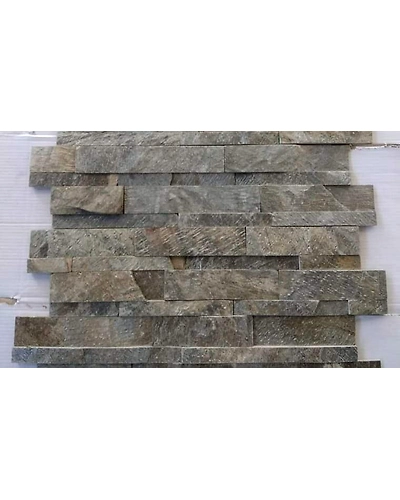 High quality Deoli Green Slate attractive Ledger Panels Wall Cladding Stone Panel Interior Decorations Culture Stone Sale-1