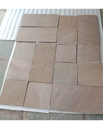Raj Green Indian Sandstone Paving Slabs Tiles Decorative Outdoor High Quality Natural Garden Landscaping Pavers Patio Packs-3