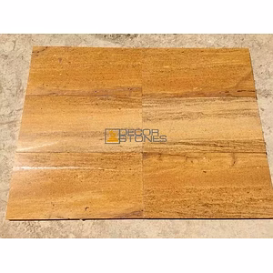Indian Teakwood Yellow Sandstone Sawn Smooth Paving Slabs Factory Supply Outdoor Pathway walkway Patio Pack Wall Cladding