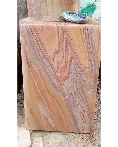 Indian Sandstone Rainbow Sawn Honed Tiles Outdoor Wall Cladding Garden Paving Slabs Mix Size Patio Pack Walkway Pavers Pavement-3