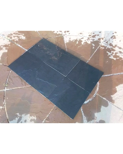Indian Jak Black Natural Slate Stone Interior Exterior Floor Tiles Bathroom Garden Building Elevation Wall Cladding Decorative-12460706