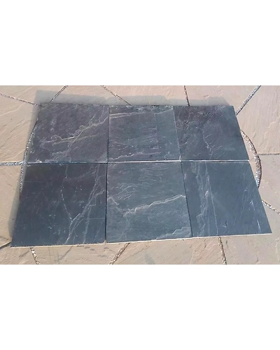 Indian Jak Black Natural Slate Stone Interior Exterior Floor Tiles Bathroom Garden Building Elevation Wall Cladding Decorative-1