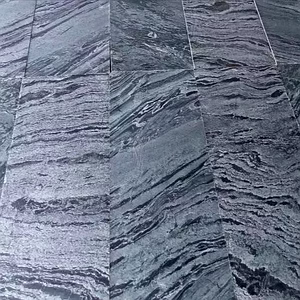 Indian Silver Grey Slate Natural Quartzite Stone Tiles Split Surface Wall Cladding Flooring interior exterior decorative