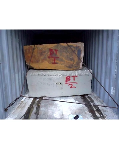 Silver Grey Indian Quartzite Blocks Direct from Quarry Big Size Dressed Top Quality Kandla Grey Sandstone Raw Block for factory-1