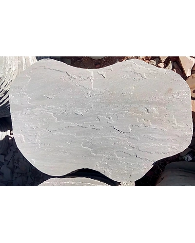Kandla Grey Indian Sandstone Stepping Stones for Garden Rough Outdoor Natural Grey Sandstone Garden Paving Stepping Stones-1