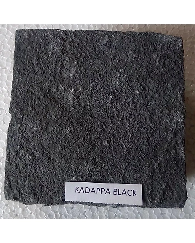 Kadappa Black Indian Limestone Cobble Stone Pavers Park Garden Walkway Pathways Paving Slabs Exterior Pavement Setts lime Black-1