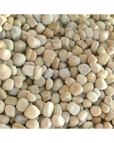 Decorative Round Tumbled Sandstone Pebble Stones Teakwood Garden Landscaping Outdoor Water features Ornamental Artifacts Cheap-2