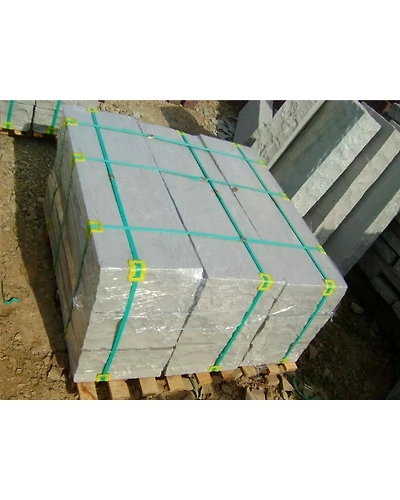 Low Maintenance Kandla Grey Indian Sandstone Natural Surface Garden Steps Heavy Duty outdoor Landscape Stair Treads-3