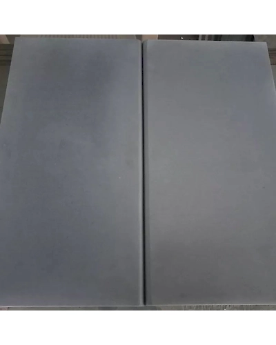 Kandla Grey Sandstone Bull nosed Coping Stone Honed finish swimming pool decking stair steps wall tops landscaping garden-12464474