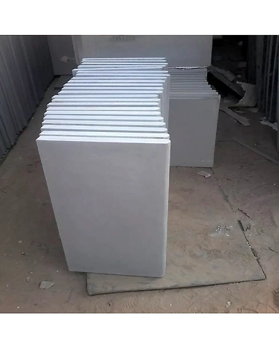 Kandla Grey Sandstone Bull nosed Coping Stone Honed finish swimming pool decking stair steps wall tops landscaping garden-2