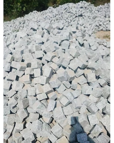 Indian Grey Granite Setts Natural Surface Cube stones Cobbles Patio Walkway Driveway Parking Pavers Wholesale Paving stones-2