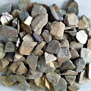 Indian Copper Multi Slate Paddlestones Flat Tumbled Pebbles landscaping garden Water feature Decoration Aggregates Broken Slate