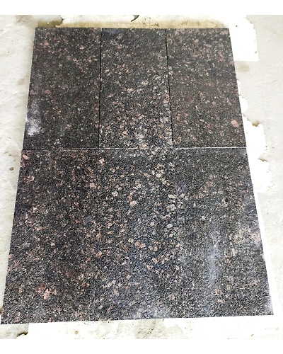 Indian Tan Brown Flamed Granite Tiles at best price for Exterior Flooring Paving Pavement Stairs Wall Cladding Outdoor pathways-1