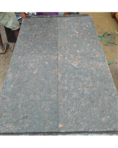 Indian Tan Brown Flamed Granite Tiles at best price for Exterior Flooring Paving Pavement Stairs Wall Cladding Outdoor pathways-2