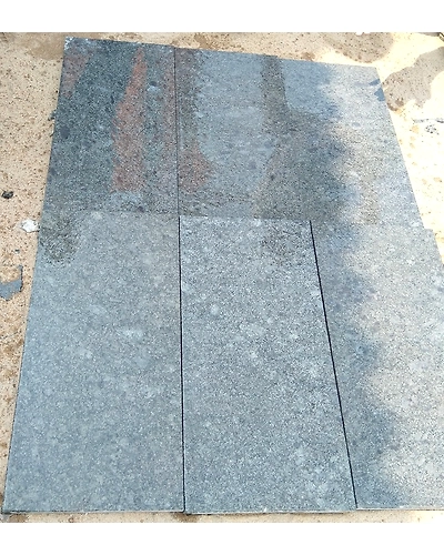 Hot Sale Indian Steel Grey Granite Flamed Surface Floor Tiles Outdoor Natural Granite Outdoor Flooring Pavers Wall Cladding-2