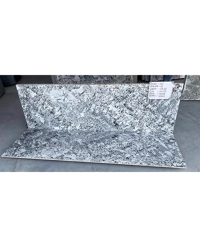 Supplier of Best Quality Azul White Indian Granite Polished Slabs for flooring Countertops Kitchen Tops Stairs Wall cladding-1