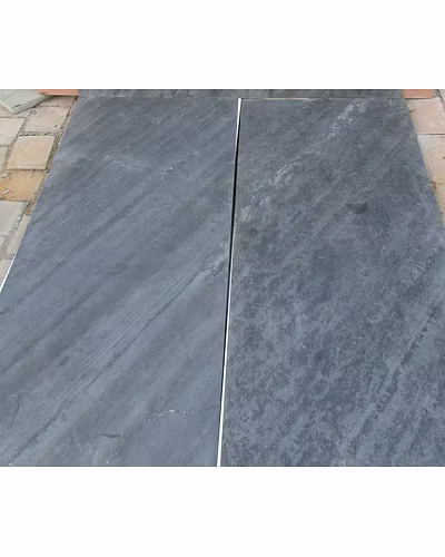 Good Quality Ocean Black Flexible Slate Veneer Sheet Peel and Stick 3D Ledger Stone Panels Wall Cladding Culture Stacked Slate-1